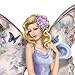 The Hamilton Collection Figurine: Lena Liu Fluttering Faith Alzheimer's Awareness Angel Figurine