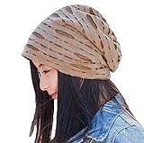 Century Star Unisex Fashion Warm Slouchy Beanie Cutout Skull Hat Broken Hole Cap