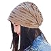 Century Star Unisex Women Fashion Soft Slouchy Stretchy Beanie Lightweight Cutout Skull Hat Broken Hole Cap