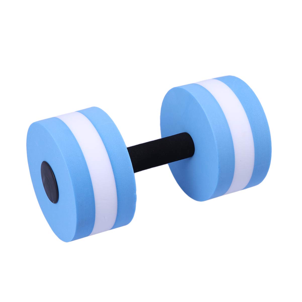 WINOMO Swimming Weights Water Sports EVA Dumbbell Swimming Float Dumbbell EVA Water Fitness Aquatic Exercise Floating Fitness Workout (Blue White)