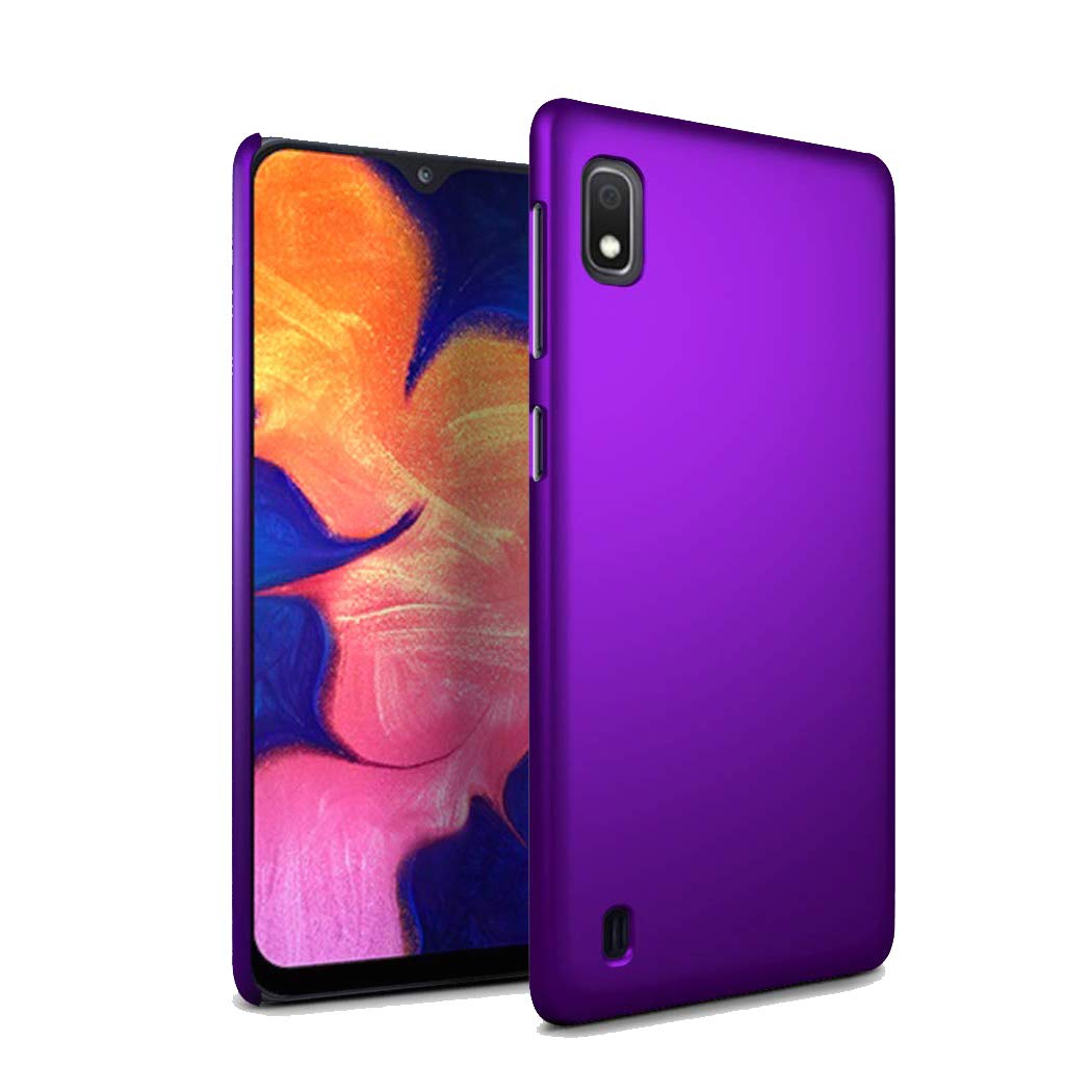 GAPlus Samsung Galaxy A10 Case - Galaxy A10 Ultra Slim Thin Armour Hard Case - Matte Rubberized Cover For Samsung Galaxy A10 (Purple)