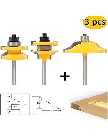 Cutting Tools Baoblaze 4pcs 1 2 Shank Mitered Drawer Front Molding