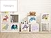 kaikai & ash Toy Storage Bin, Box Cube Basket Organizer for Baby Kids and Sprouts, 13 inch Canvas, Woodland Bird Animal