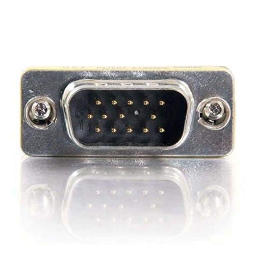 C2G/Cables to Go 20686 HD15 VGA M/M Mini Gender Changer (Coupler)