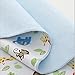 Elf Star Cotton Bamboo Fiber Breathable Waterproof Underpads Mattress Pad Sheet Protector, Elephant and Giraffe Print, 20