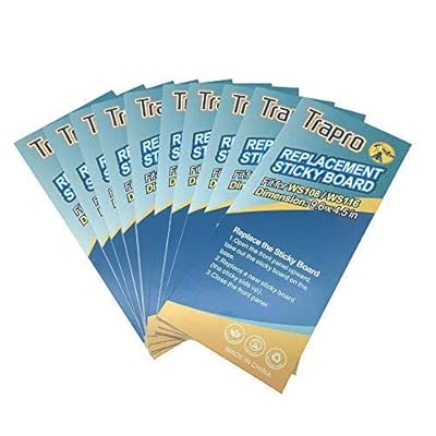 Trapro Replacement Glue Board for WS108 Wall Sconce Fly Light Trap - Pack of 10