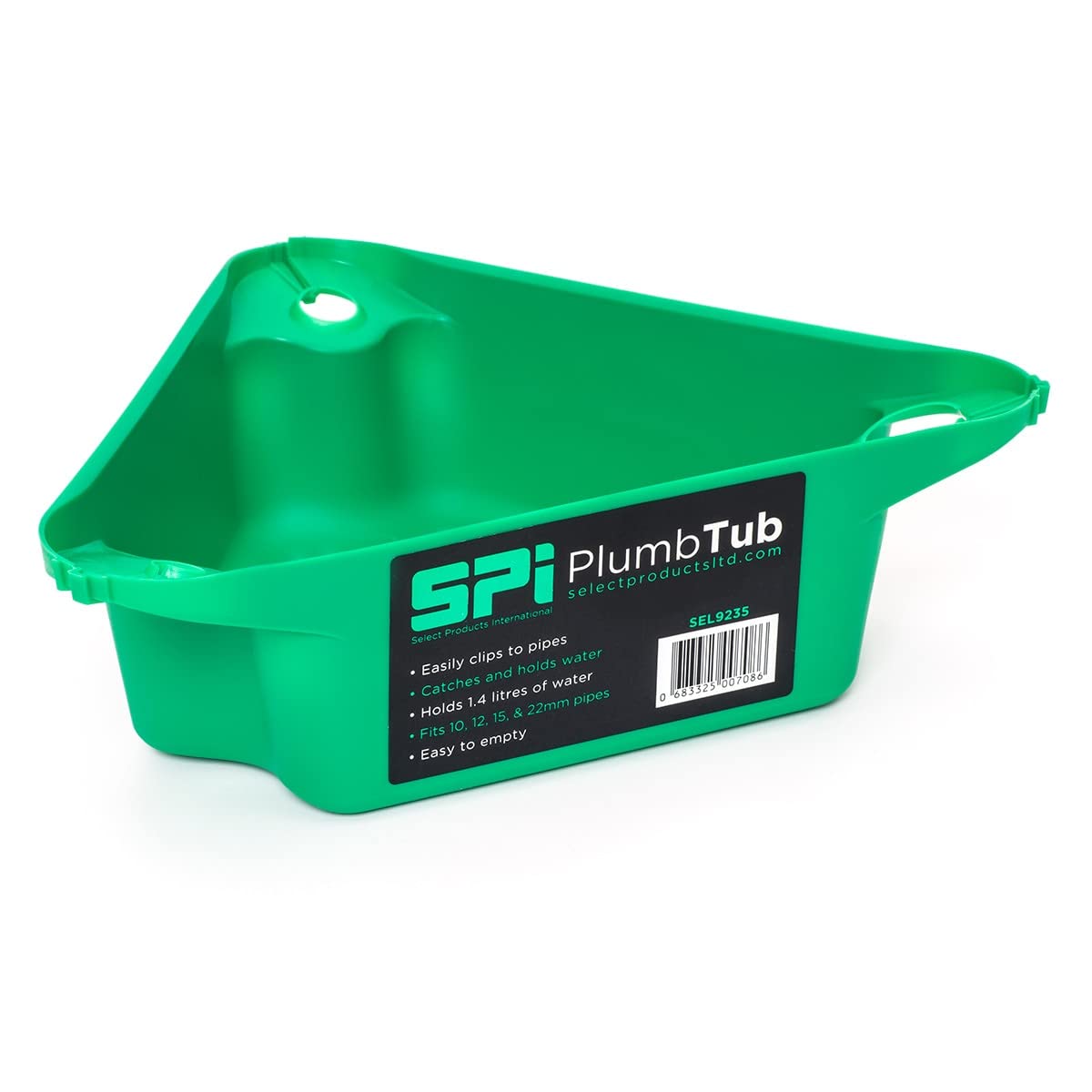 Plumb Tub - SPI Radiator Draining Tub - Supplied in SPI Green