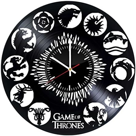 Fantasy Drama Television Series Vinyl Record Wall Clock - Get unique Bedroom wall decor - Gift ideas for men and women, boys and girls – Movie Unique Modern Art