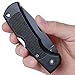 Folding Blade Knife - EDC and Tactical Pocket Knifes Stainless Steel Blade with Plastic Handle - Best Urban Tourist Knife for Travel Hiking Survival - Grand Way 5297