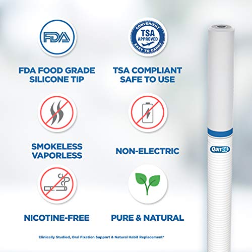 Quit Smoking Aid Oxygen Inhaler + Soft Tip Chewable Filter to Help Curb Cravings, Nicotine Free Non-Addictive Stop Smoking Support & Oral Fixation Relief (1 Pack, Oxygen Inhaler) - Thumbnail 6
