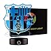3D Optical Illusion Night Light - 7 LED Color Changing Lamp - Cool Soft Light Safe For Kids - Solution For Nightmares - Soccer Team FC Barcelona