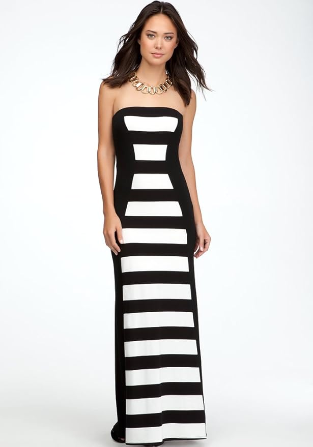 bebe black maxi dress