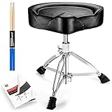 Vangoa Drum Throne Saddle Height Adjustable Padded