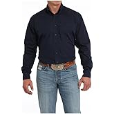 Cinch Men's Navy Print Button Down Shirt