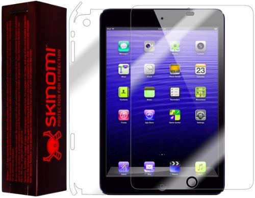 iPad mini Screen Protector + Full Body, Skinomi TechSkin Full Coverage Skin + Screen Protector for iPad mini Front & Back Clear HD Film