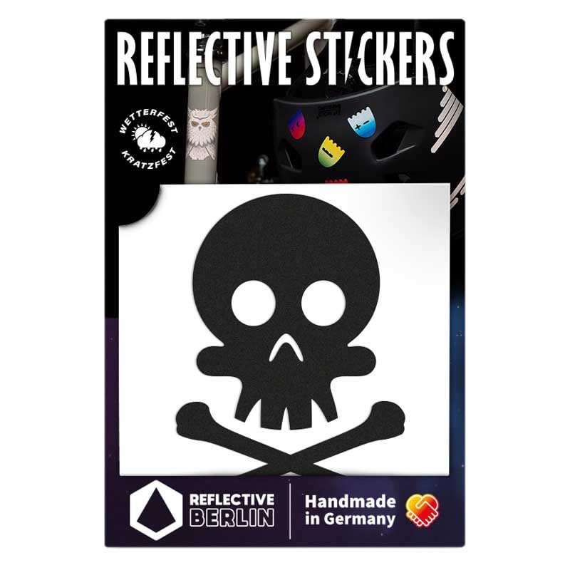 Reflective Berlin Unisex - Adult Decals Reflective Stickers, Dead Black, One Size