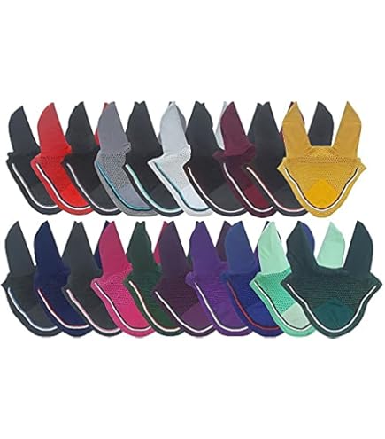 Bonnet anti-mouches poneys et chevaux HKM Marrakesh