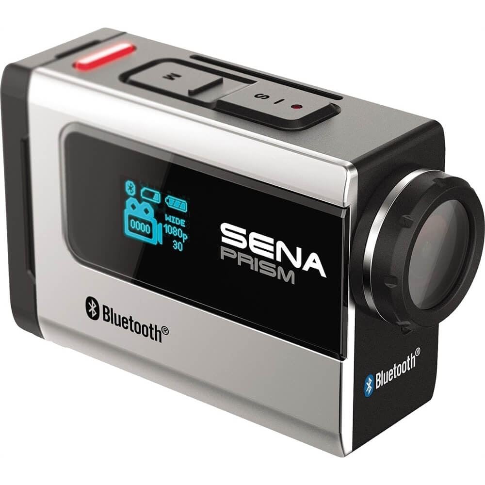 Sena Prism. Bluetooth Action Camera. Motorcycle Pack