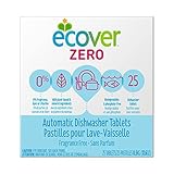 Ecover Automatic Dishwasher Soap Tablets, Zero (Fragrance-Free), 25 Count