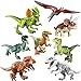 41pc Dinos Toy, Dinosaur Building Blocks Figures Toys,Jurassic Predator Herbivore and Dinosaur Scene Configuration Set