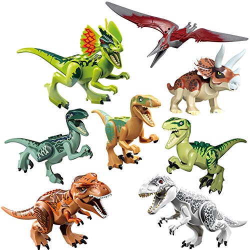 image for Burst 41pc Dinos Toy, Dinosaur Building Blocks Figures Toys,Jurassic P