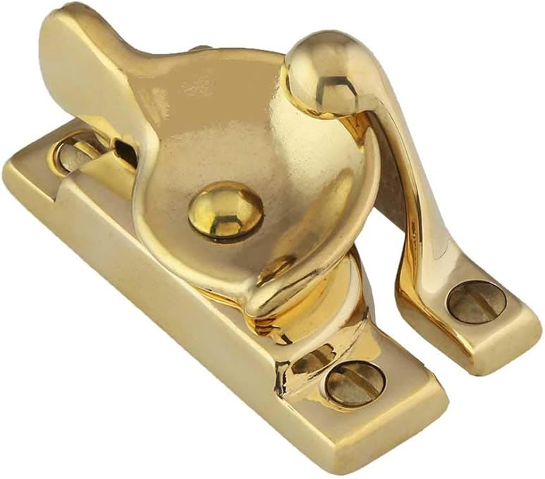 Windows, Shutters & Sash Locks Antiques Antique Solid Cast Brass Window