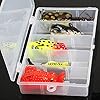 Sougayilang-Topwater-Frog-Rat-Soft-Swim-Crankbait-Fishing-Lures-with-Plastic-Box-Pack-of-6pcs