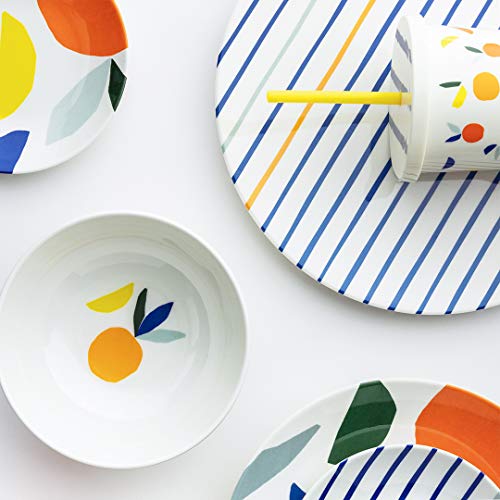 Kate Spade New York Insulated Tumbler with Reusable Straw, 20 Ounce