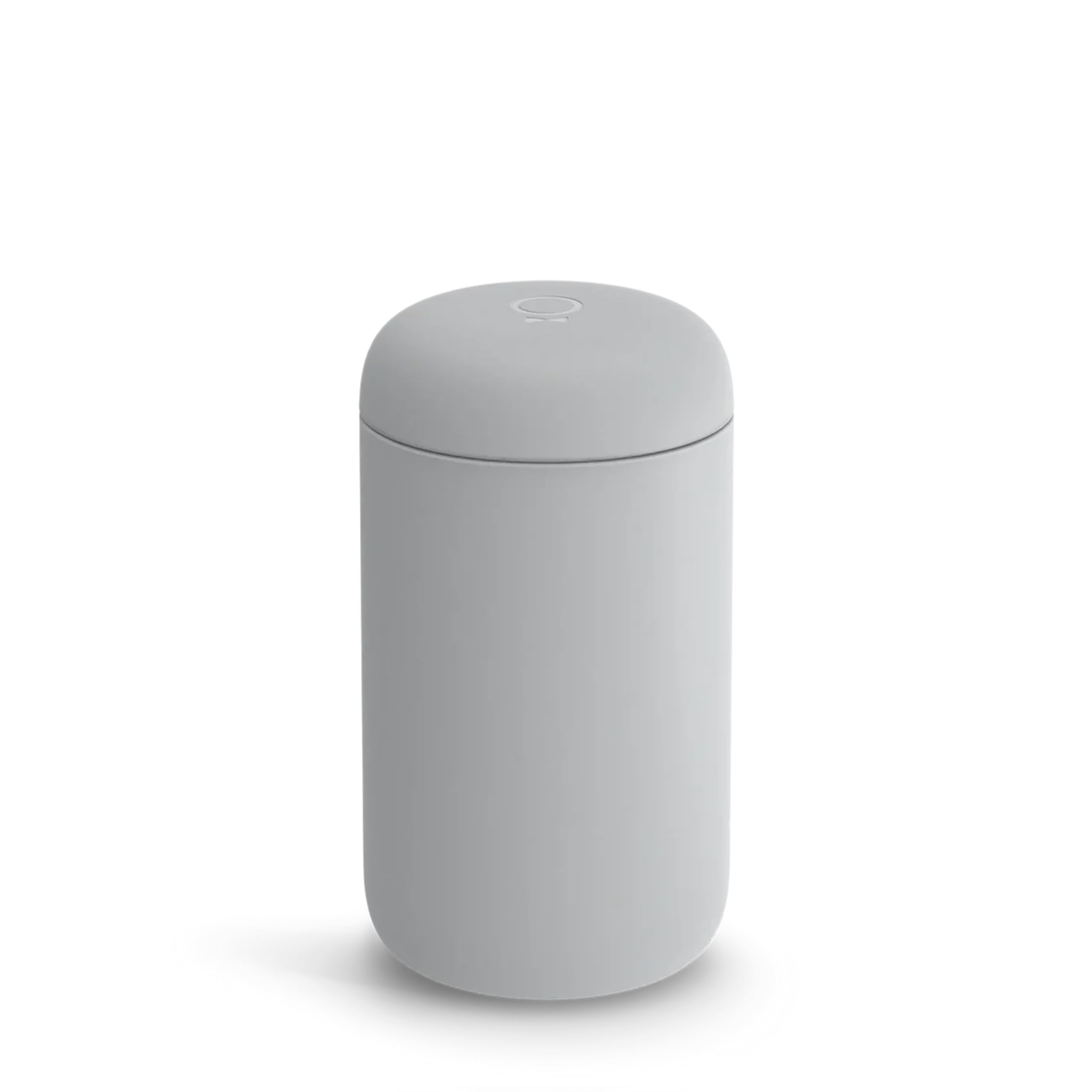 Fellow Carter Move Travel Mug - Wide Mouth Vacuum-Insulated Stainless Steel Coffee and Tea Tumbler with Ceramic Interior, Matte Grey, 16 oz Cup