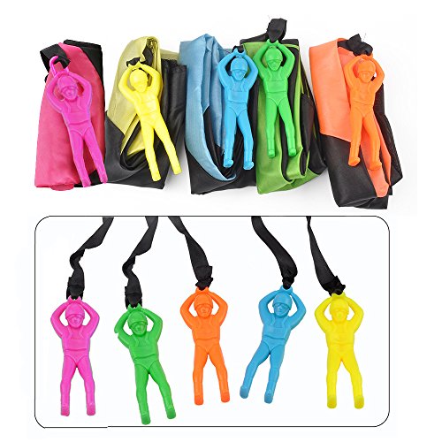 image for HLXY Parachute Toys 5PCS Throwing Parachute Men Toss It Up and Watch L