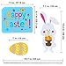 Supla 12 Pcs Assorted Easter Yard Signs Easter Yard Garden Stakes Bunny Chick Easter Egg Basket Tulip Butterfly Lawn Ornaments Yard Art with 14 Pcs Metal Stakes for Easter Spring Outdoor Decorations