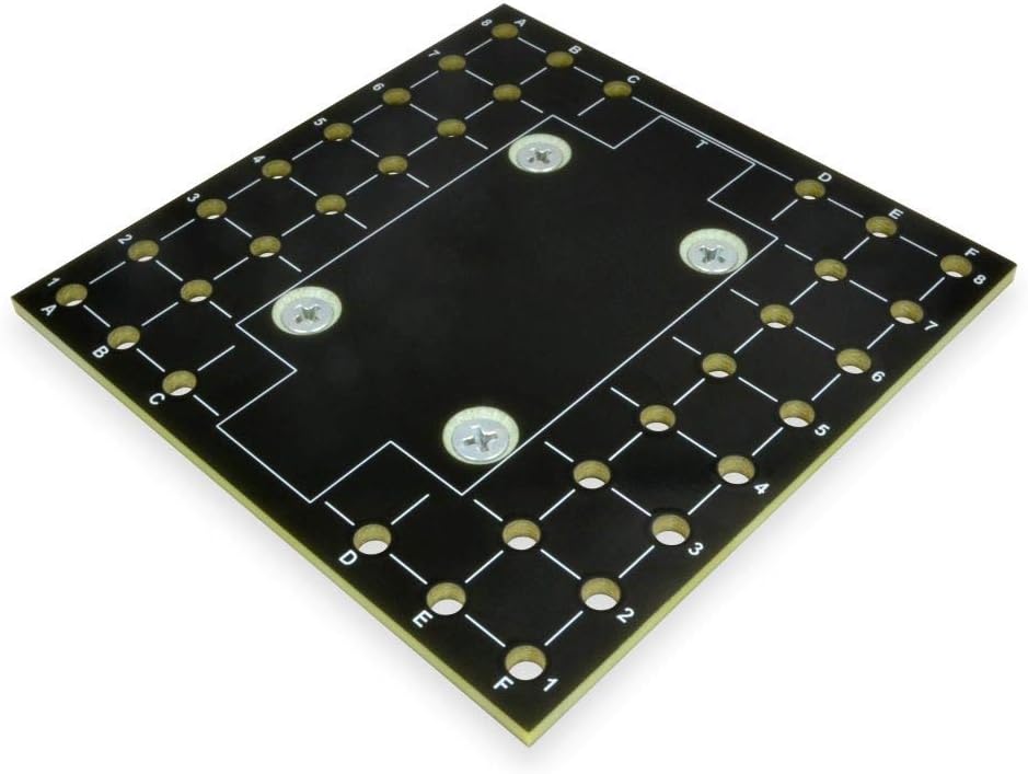 DIN Rail Mounting Plates, 4.0" x 4.0" Plate Size, predrilled Holes