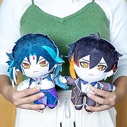 Genshin Impact Plush Toys,8.7" Anime Xiao Stuffed