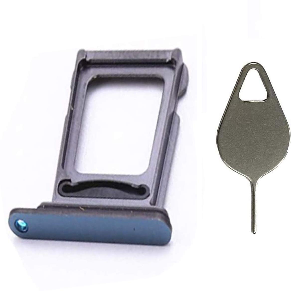 Snailcanfly Replacement for iPhone 12 Pro A2407 A2341 A2406 6.1inch/ 12 Pro Max A2411 A2342 A2410 6.7inch Nano Single SIM Card Tray Slot Holder Adapter Pacific Blue