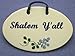 Jewish sayings, Shalom Y'all. Ceramic wall plaques handmade in the USA for over 30 years. Reduced price offsets shipping cost.