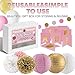 Baby Shower Decorations for Girl Pink and Gold Baby Girl Shower Decorating Kits with Banner, Balloons, Pom Poms Flowers, Paper Lantern, Paper Garland