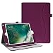 Fintie iPad 9.7 2018 2017 / iPad Air 2 / iPad Air Case - [Corner Protection] Multi-Angle Viewing Folio Cover w/Pocket, Auto Wake/Sleep for Apple iPad 6th / 5th Gen, iPad Air 1/2, Purple