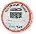 TimerCap - Stopwatch Cap & Pill Bottle Organizer - 4 Pack (4 Large 4 oz. Bottles) EZ-Twist & CR Ring Also Fits: Mail-Order, Express Scripts, VA, Optum, Prime, 38-400 bottles