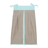 Trend Lab Cocoa Mint Diaper Stacker, Taupe