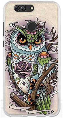 Huawei nova 2 plus Case,Gift_Source [Anti-Scratch] Flexible Rubber TPU Gel Shock-Absorption Bumper Ultra Thin Protective Cover Soft Silicone Back Case For Huawei nova 2 plus (5.5") [Owl]