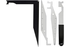 KAKUPPA 4 Pack Firefighter Multipurpose Leverage Tool, Spring Steel Pry Set, Emergency Rescue Tools for First Responders Fire