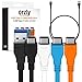 Orzly® - New Certified USB 3.0 (Multi-Colour Pack) of USB-C to USB-A Male Data & Charging Cable (3A/5V) - for Use with Oneplus 2, Nexus 5X, Nexus 6P, Lumia 950, Lumia 950 XL and Many More