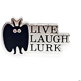 Cute Mothman Badge Pin - Gothic Series - Enamel Lapel Pin - Plated Badge for Clothing, Bags, and Lanyards
