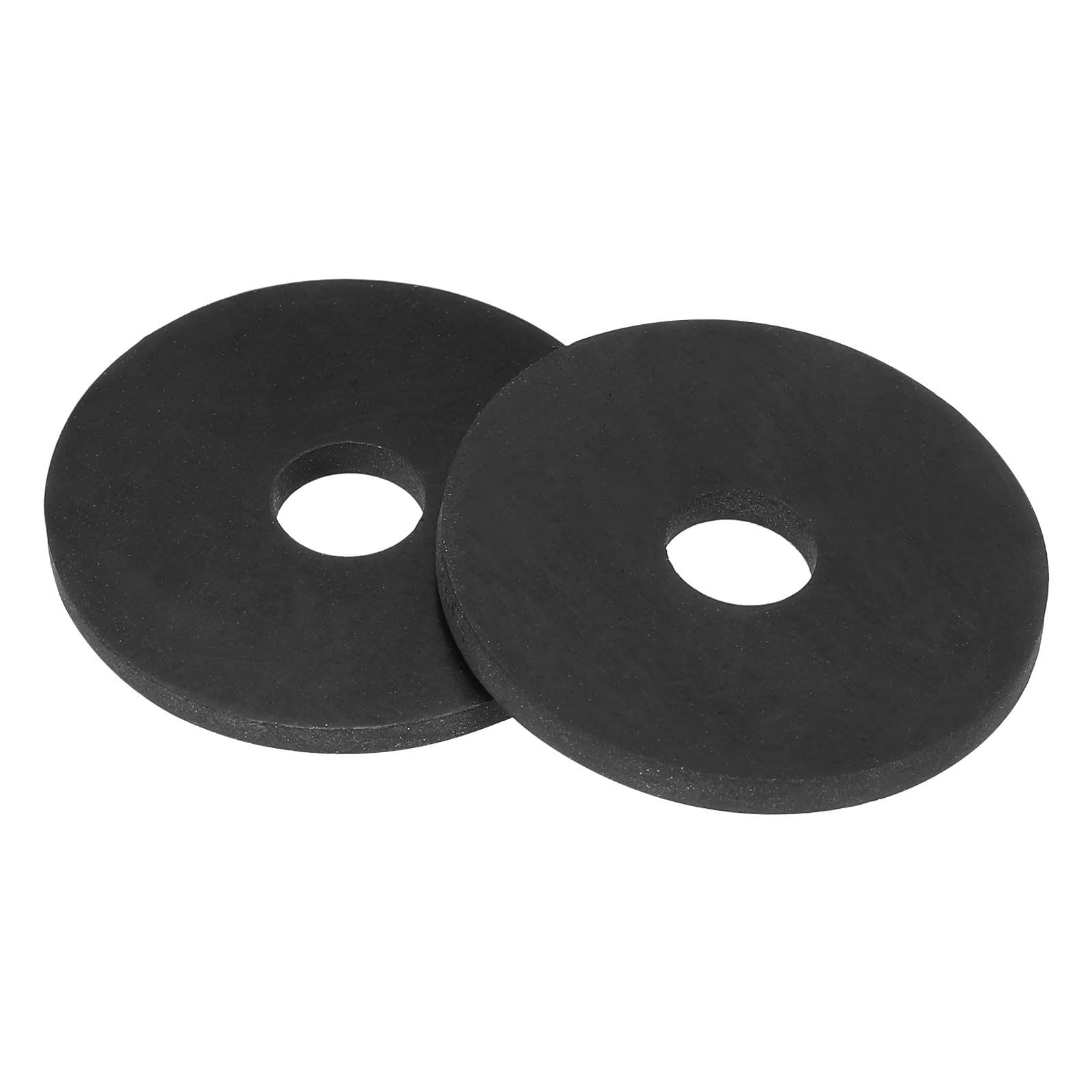 PATIKIL Rubber Washers, 32Pcs 1 1/2" OD x 3/8" ID x 1/8" Thickness Waterproof Abrasion Resistant Flat Rubber Grommets Spacer for Bolts Screws