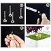 Whonline 150 Pcs Miniature Fairy Garden Decoration with 1pcs Tweezer Tool + 1 Bag of Pins + 1 Hot Glue Stick