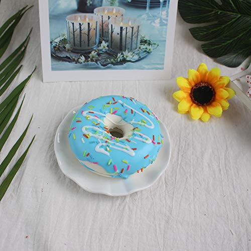 HongTu HT Simulation Food Artificial Fake Food Model Play Food Kids Toy Home Kitchen Party Decoration Store Market Display Photography Props, Color Random (Big Cream Doughnut) - Thumbnail 3