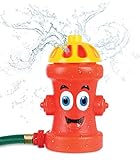 Kleeger Fire Hydrant Sprinkler Toy For Kids: Family Summer Outdoor Game, Water Sprinkler Splash Toy