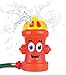 KLEEGER Fire Hydrant Sprinkler Toy For Kids: Family Summer Outdoor Game, Water Sprinkler Splash Toy