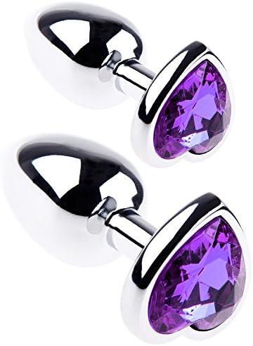 NewLife Toy Z016 2pcs Super Quality Stainless Steel Plug Anales Plated 3D Acrylic Diamond Jewelry