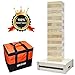 MESIXI Much Higher!!!Genuine Giant Tower Yard Jumbo Hardwood Classic Game, Equipped with a Wooden Frame/Table,60 PCs Large Blocks(up to 5ft+) with Enhanced Carrying Storage Bag for Adult Outdoor Toys
